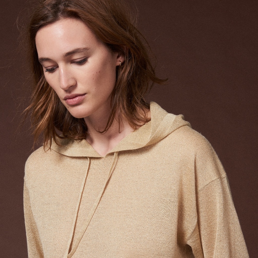 Sandro Paris Women's Cable-knit Sweater, Sz 2 Wool